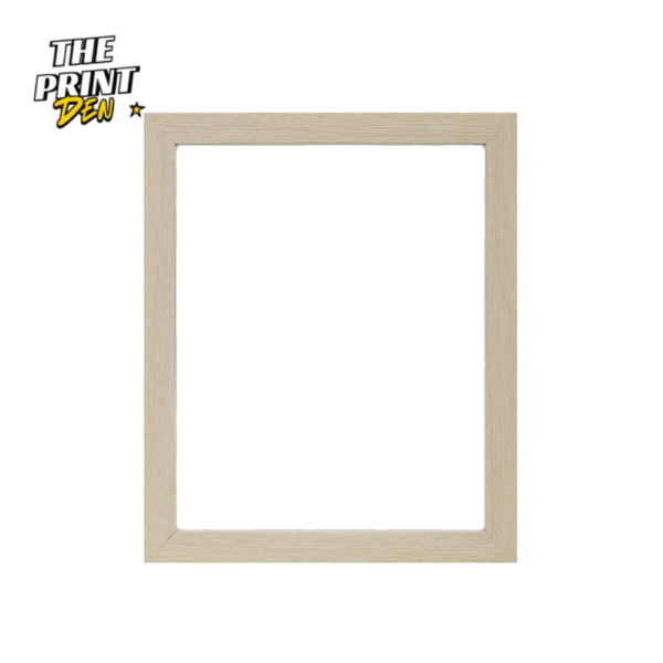 Plastic Photo baseproduct Plastic Photo Panel With Aluminium Insert - Natural 6"