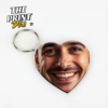 love heart keyring